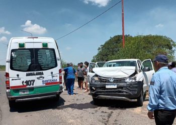 El desorden del tránsito pesado en Clorinda sigue dando problemas: otro choque en el acceso a Loyola