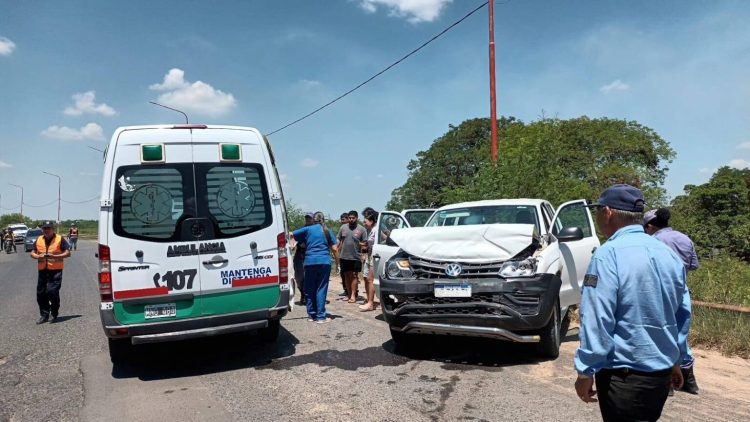 El desorden del tránsito pesado en Clorinda sigue dando problemas: otro choque en el acceso a Loyola