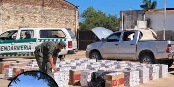 Gendarmería secuestró más de 27 mil atados de cigarrillos y materiales de construcción sin aval aduanero
