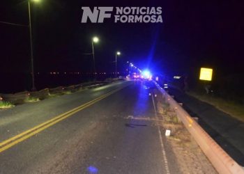 Motociclista falleció tras chocar contra el guardarrail del puente Blanco