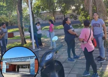 EPEP 379: madres reclaman la instalación de equipos de aire acondicionado adquiridos con fondos propios