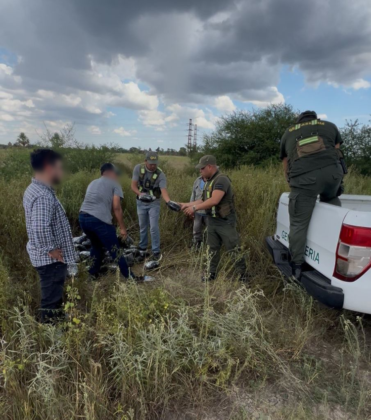 Gendarmería incautó más de 104 kilos de marihuana en dos operativos