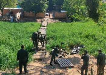 Gendarmería desmanteló ocho pasos clandestinos sobre el río Pilcomayo en Clorinda