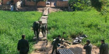 Gendarmería desmanteló ocho pasos clandestinos sobre el río Pilcomayo en Clorinda