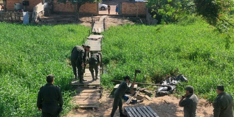 Gendarmería desmanteló ocho pasos clandestinos sobre el río Pilcomayo en Clorinda