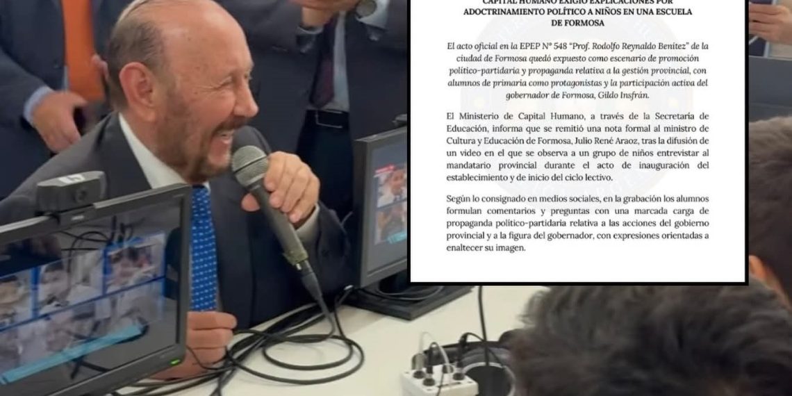 Capital Humano pidió explicaciones por presunto adoctrinamiento en Formosa