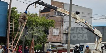 Instalaron un semáforo en peligrosa esquina de la ciudad de Formosa