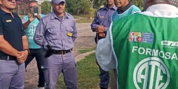 ATE protestó por despidos en el HCD de Villa Escolar y recurrió a la Justicia