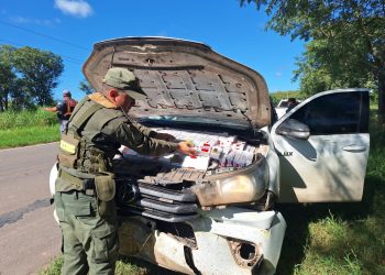 Una camioneta evadió un control de Gendarmería y hubo persecución: tenía un millonario cargamento de contrabando