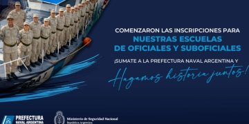 La Prefectura Naval Argentina abrió la inscripción a sus Escuelas de Oficiales y Suboficiales