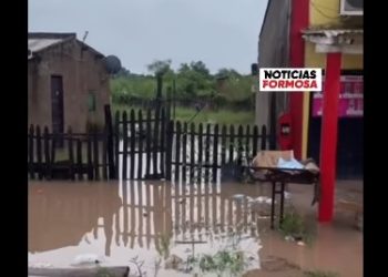 Pirané también soportó intensas lluvias y anegamientos en algunos sectores