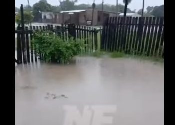 Palo Santo y alrededores con anegamientos por intensas precipitaciones
