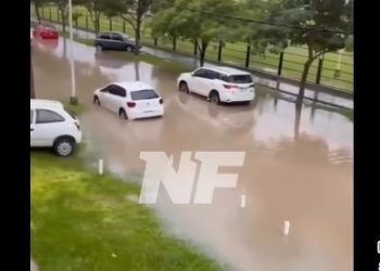 Cayeron 70 mm de lluvia en pocas horas y anegaron algunos sectores