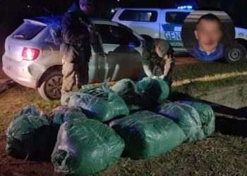 Condenaron a un gendarme por transportar casi 140 kilos de marihuana en Chaco
