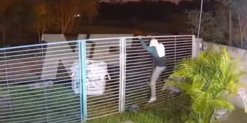 Un ladrón ingresó a una casa a robar y quedó filmado por las cámaras del lugar