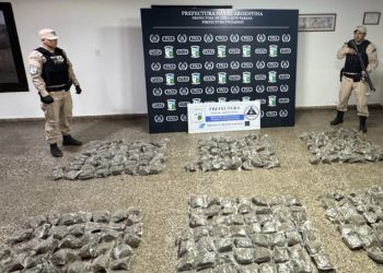 Prefectura incautó más de 91 kilos de droga en Corrientes
