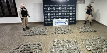 Prefectura incautó más de 91 kilos de droga en Corrientes