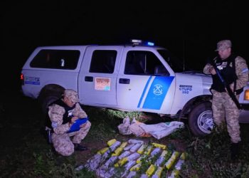 Prefectura secuestró más de 27 kilos de droga en Corrientes